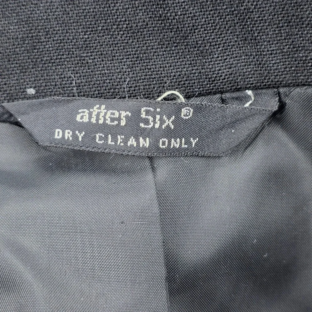 After Six Formals Tuxedo Jacket Mens Black Peak Lapel Single‎ Button 41S